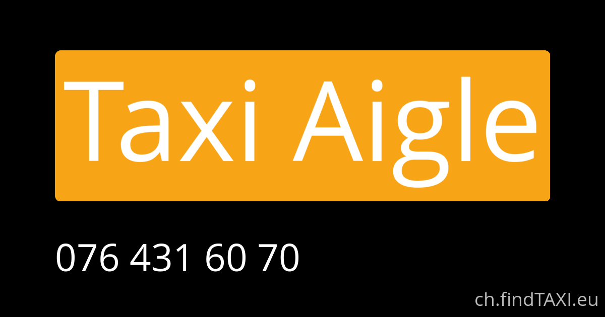 Taxi Aigle (Aigle)