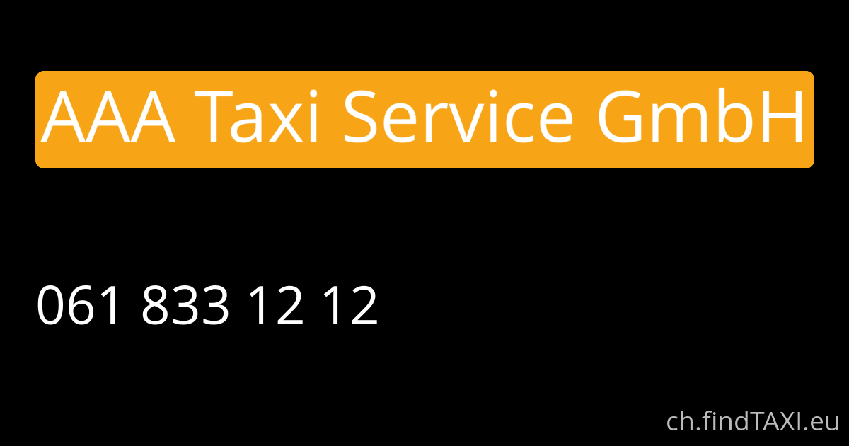 AAA Taxi Service GmbH (Rheinfelden)